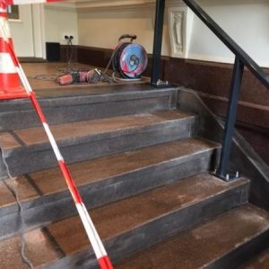 Granieten trap herstel