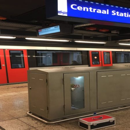 Antislip meting Centraal Station