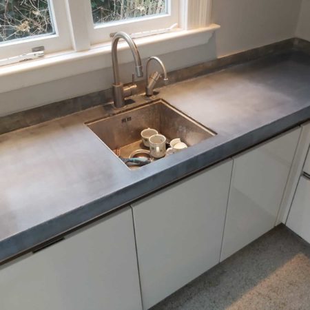 Beton aanrechtblad coaten