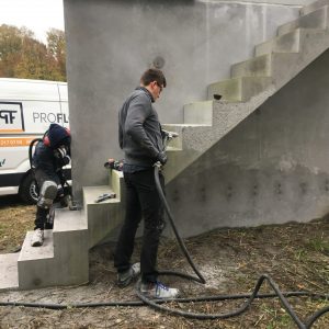 boucharderen van beton