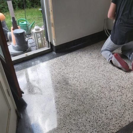 Terrazzo polijsten