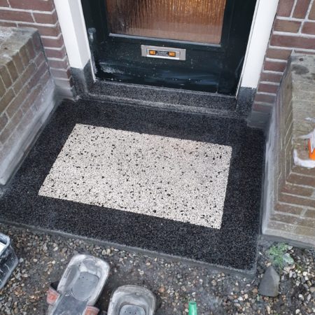 terrazzo of granito polijsten