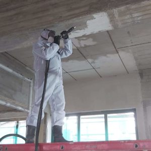 Beton plafond stralen