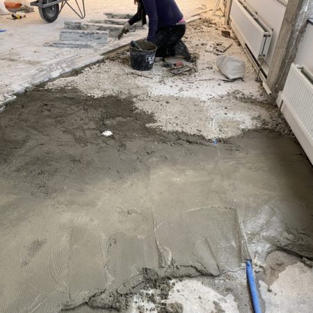 marmer tegels leggen
