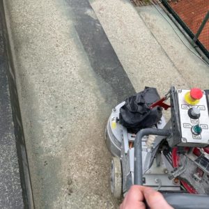 boucharderen van beton