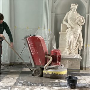 marmer herstellen schuren