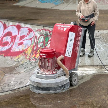 Skate park polijsten